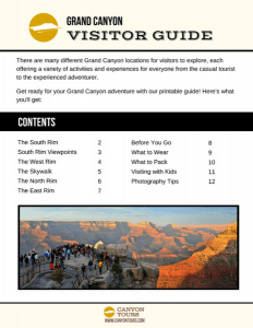 printable grand canyon visitor guide
