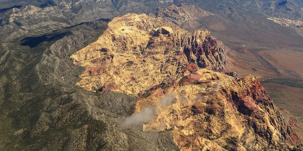 red rock canyon keystone thrust fault