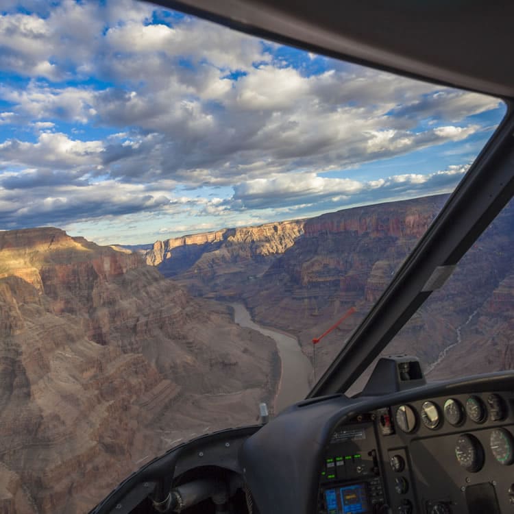 Grand Canyon Floor Helicopter Tour with Limousine from Vegas