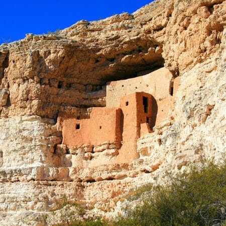 las vegas grand canyon road trip itinerary montezuma castle arizona