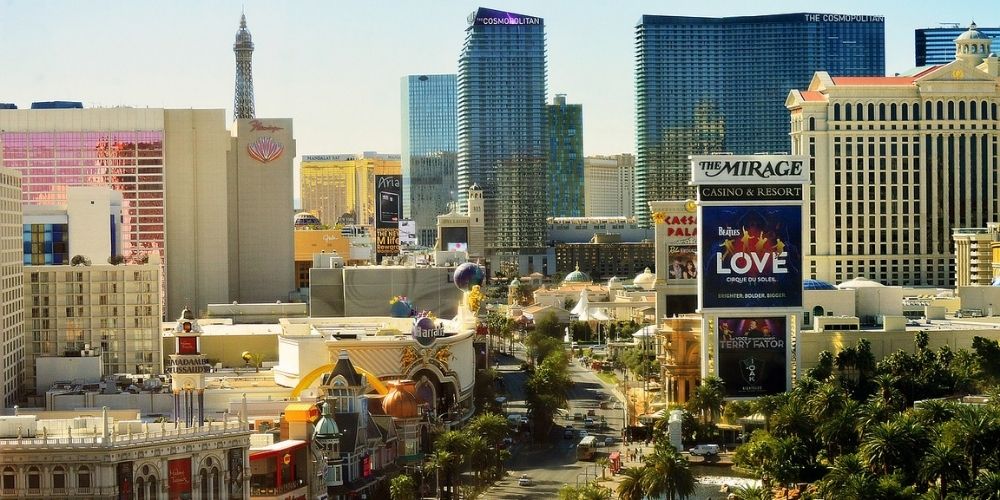 las vegas strip daytime